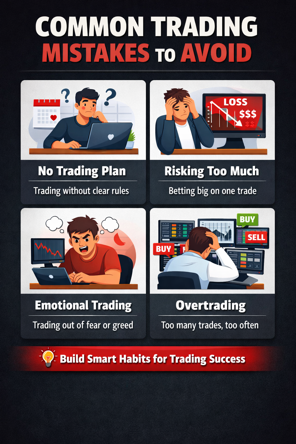 Common Trading Mistakes Beginners Make and How to Avoid Them