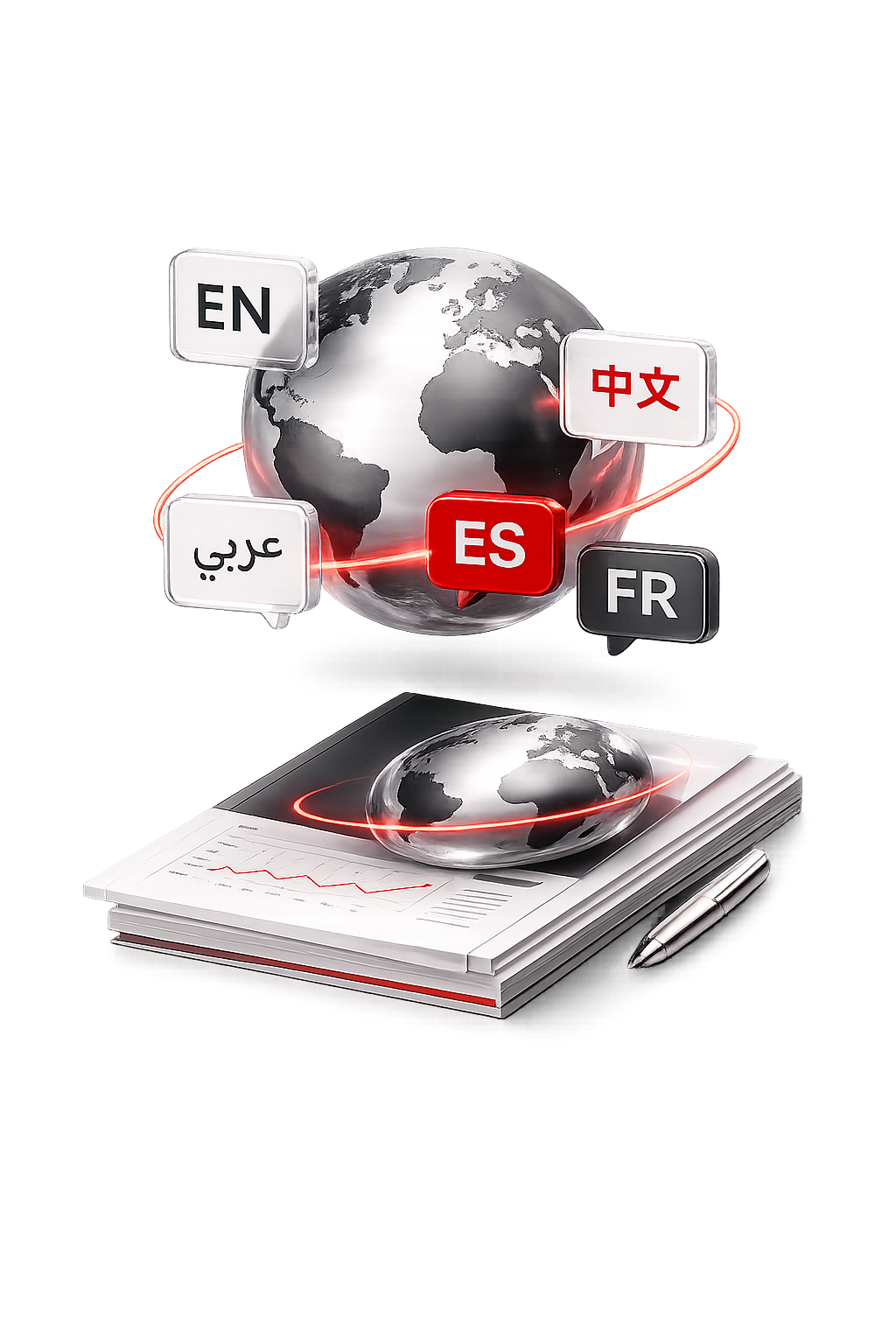 Multilingual marketing materials